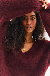 Berrylicious wool sweater